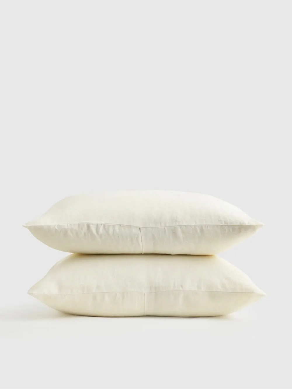 Like New Quince European Linen Euro Sham Set -